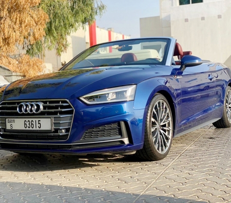 Audi A5 Convertible 2018 for rent in Дубай